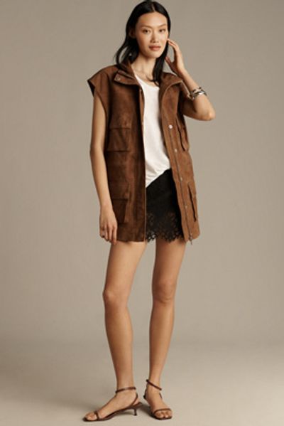 Walter Baker Renata Suede Vest Jacket