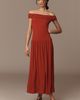 Walter Baker Soraya Off-Shoulder Drop-Waist Dress - 2