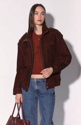 Walter Baker Walter Baker Astrid Jacket Suede Leather