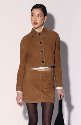 Walter Baker Walter Baker Suzette Suede Leather Jacket