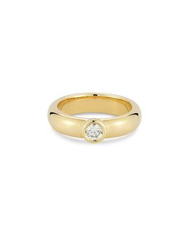 Walters Faith Walters Faith 18K Gold Bezel Set Diamond Ring