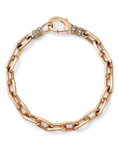 Walters Faith Walters Faith 18K Rose Gold Diamond Chain Link Bracelet