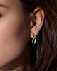Walters Faith Walters Faith 18K White Gold Diamond Duet Thoby Spiral Earrings - 4