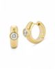 Walters Faith Walters Faith 18K Yellow Gold Diamond Classic Huggie Hoop Earrings - 1