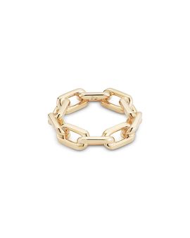 Walters Faith Walters Faith 18K Yellow Gold Saxon Large Chain Link Ring