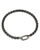 Walters Faith Walters Faith Men's Sterling Silver Diamond Clasp Saxon Chain Link Bracelet - 1
