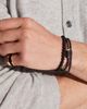 Walters Faith Walters Faith Men's Sterling Silver Diamond Clasp Saxon Chain Link Bracelet - 2