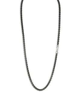 Walters Faith Walters Faith Sterling Silver Garnett Chain Link Necklace, 22