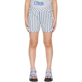 Wander & Wonder Wander & Wonder Kids Blue Striped Shorts