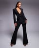 Wanderdoll Wanderdoll Evangeline tailored oversized bow detail blazer in black - part of a set - 3