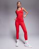 Wanderdoll Wanderdoll Everyday exclusive elevated premium square neck active top in red - part of a set - 2