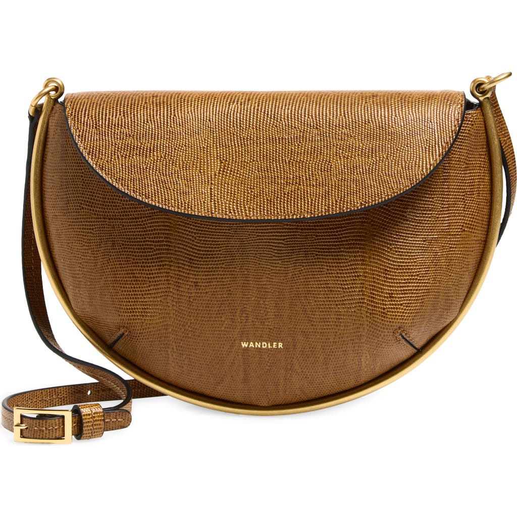 Wandler Wandler Mini Kate Lizard Embossed Leather Crossbody Bag