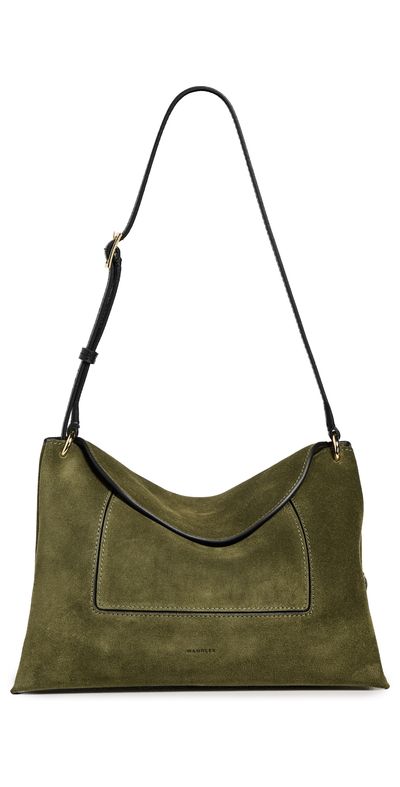 Wandler Wandler Penelope Slouch Bag Olive Suede One