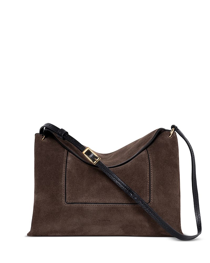 Wandler Wandler Penelope Small Slouch Palisander Suede Crossbody Bag
