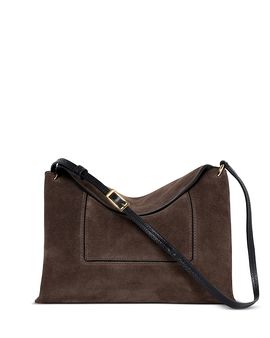 Wandler Wandler Penelope Small Slouch Palisander Suede Crossbody Bag
