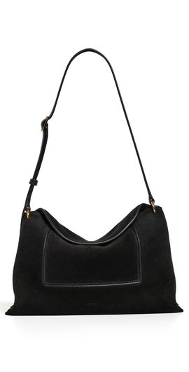 Wandler Wandler Penelope Suede Slouch Bag Black Suede/Black One