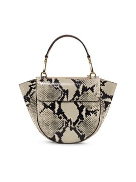 Wandler Women's Mini Hortensia Python-Embossed-Leather Top Handle Bag
