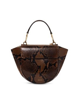 Wandler Women's Mini Hortensia Pytthon-Embossed-Leather Top Handle Bag