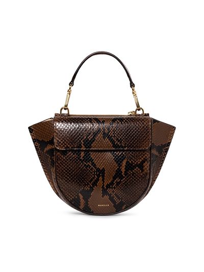 Wandler Women's Mini Hortensia Pytthon-Embossed-Leather Top Handle Bag