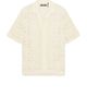 WAO WAO Floral Crochet Camp Shirt - 1