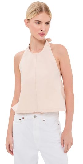 WARDROBE.NYC WARDROBE. NYC Clean Backless Halter Top Dove