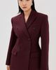 WARDROBE.NYC WARDROBE. NYC Double Breasted Contour Blazer Oxblood S - 3