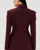 WARDROBE.NYC WARDROBE. NYC Double Breasted Contour Blazer Oxblood S - 4