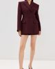 WARDROBE.NYC WARDROBE. NYC Double Breasted Contour Blazer Oxblood S - 6
