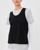 WARDROBE.NYC WARDROBE. NYC Layered Mini Tee White/Grey Marl/Black - 2