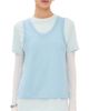 WARDROBE.NYC WARDROBE. NYC Layered Tee Mini Dress Dove/Vapor/Powder - 1
