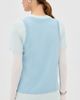 WARDROBE.NYC WARDROBE. NYC Layered Tee Mini Dress Dove/Vapor/Powder - 3