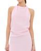 WARDROBE.NYC WARDROBE. NYC Liquid Halter Mini Dress Baby Pink - 1