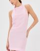 WARDROBE.NYC WARDROBE. NYC Liquid Halter Mini Dress Baby Pink - 2