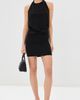 WARDROBE.NYC WARDROBE. NYC Liquid Halter Mini Dress Black - 6