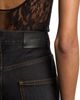 Wardrobe.nyc Wardrobe. nyc Low Rise Jeans in Black - 5