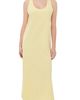 WARDROBE.NYC WARDROBE. NYC Matte Tank Dress Lemon - 1