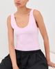WARDROBE.NYC WARDROBE. NYC Opaque Scoop Bodysuit Baby Pink - 2