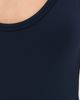WARDROBE.NYC WARDROBE. NYC Opaque Scoop Bodysuit Navy - 6