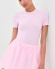 WARDROBE.NYC WARDROBE. NYC Opaque Tee Bodysuit Baby Pink - 2