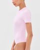 WARDROBE.NYC WARDROBE. NYC Opaque Tee Bodysuit Baby Pink - 4