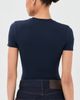 WARDROBE.NYC WARDROBE. NYC Opaque Tee Bodysuit Navy - 3