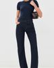 WARDROBE.NYC WARDROBE. NYC Opaque Tee Bodysuit Navy - 5