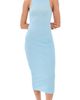 WARDROBE.NYC WARDROBE. NYC Ribbed Racer Dress Cloud - 1
