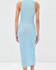 WARDROBE.NYC WARDROBE. NYC Ribbed Racer Dress Cloud - 3