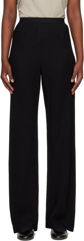 WARDROBE.NYC WARDROBE.NYC Black Crepe Bias Cut Trousers
