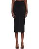 WARDROBE.NYC WARDROBE.NYC Black Sheer Midi Skirt - 1