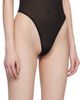 WARDROBE.NYC WARDROBE.NYC Black Sheer Tank Bodysuit - 2