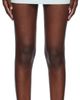 WARDROBE.NYC WARDROBE.NYC Blue Ribbed Miniskirt - 1