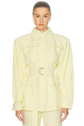 WARDROBE.NYC WARDROBE.NYC Crepe Safari Jacket