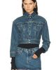 WARDROBE.NYC WARDROBE.NYC Denim Crop Jacket - 1
